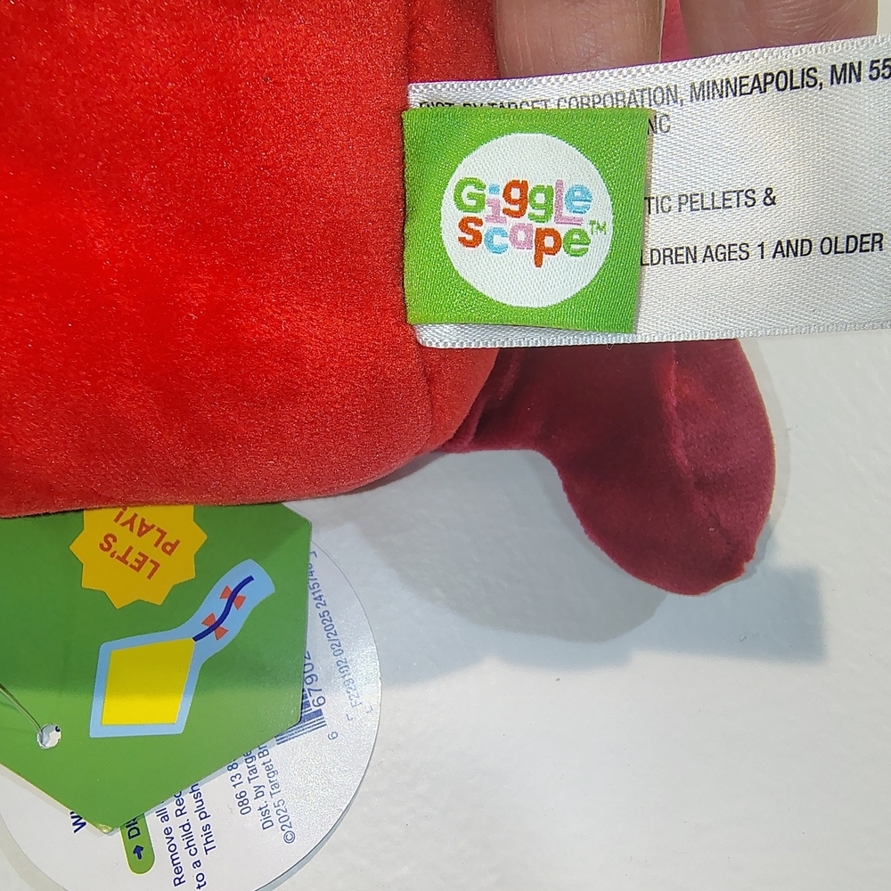Giggle Scape 9” Tomato Sauce Ketchup Catsup Plush Happy Soft Toy 1Y - Picture 4 of 7